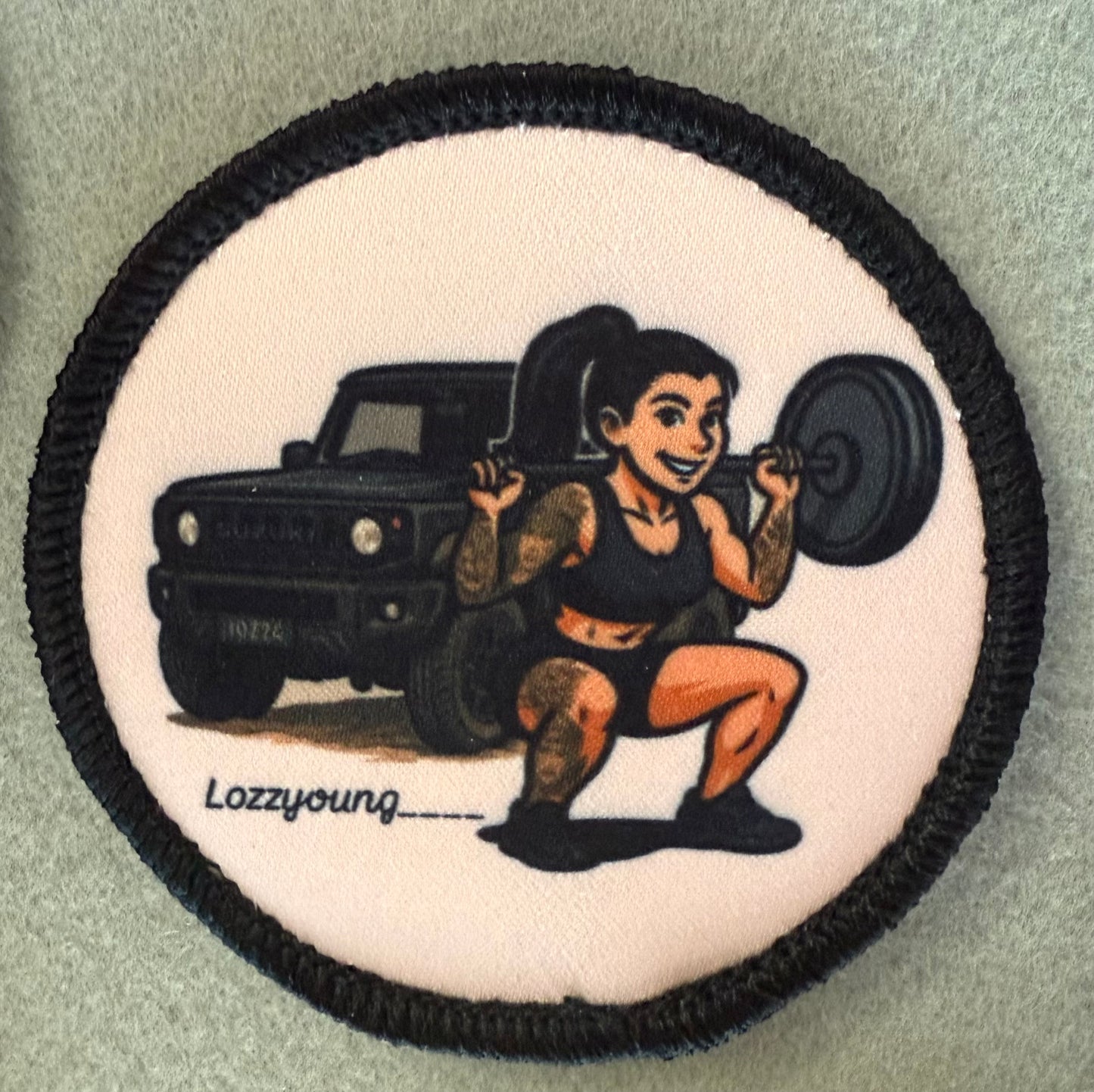 Loz’s Jim n’ Gym Velcro Patch