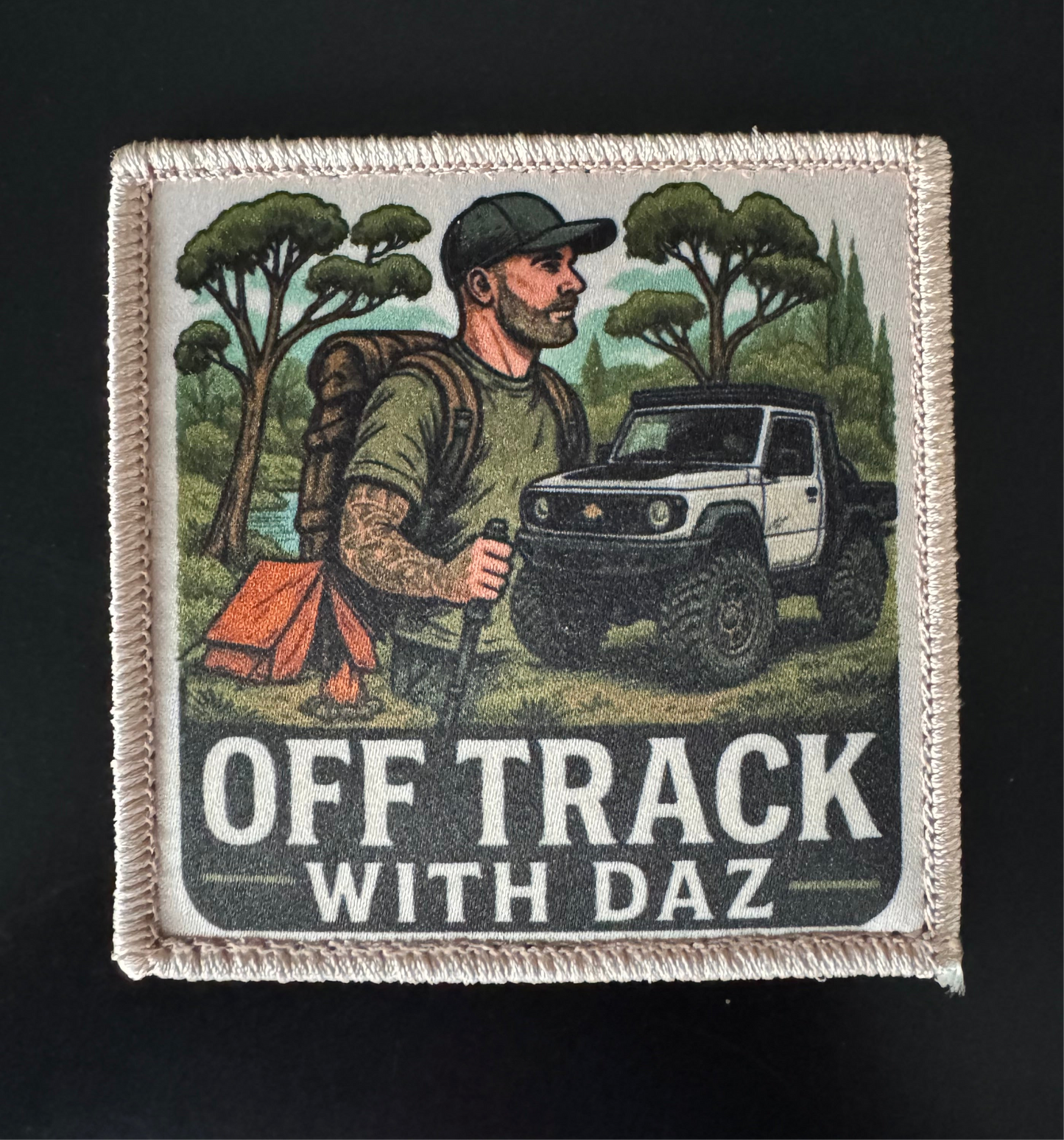 Off Track With Daz Velcro Patch