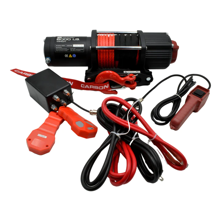 Carbon Offroad Tank 6000LB 4x4 Winch
