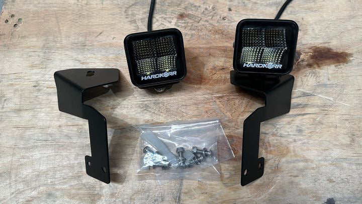 Ditch Light Mounting Brackets (Pair) - Suits 2018+ Jimny and 5 Door XL