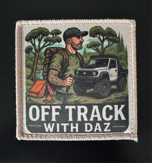 Off Track With Daz Velcro Patch