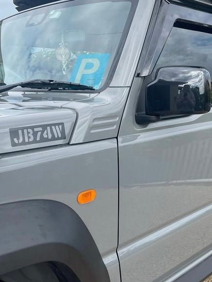 'JB74W' Stickers - High Quality 5yr Outdoor 3M Vinyl (Sold Individually)