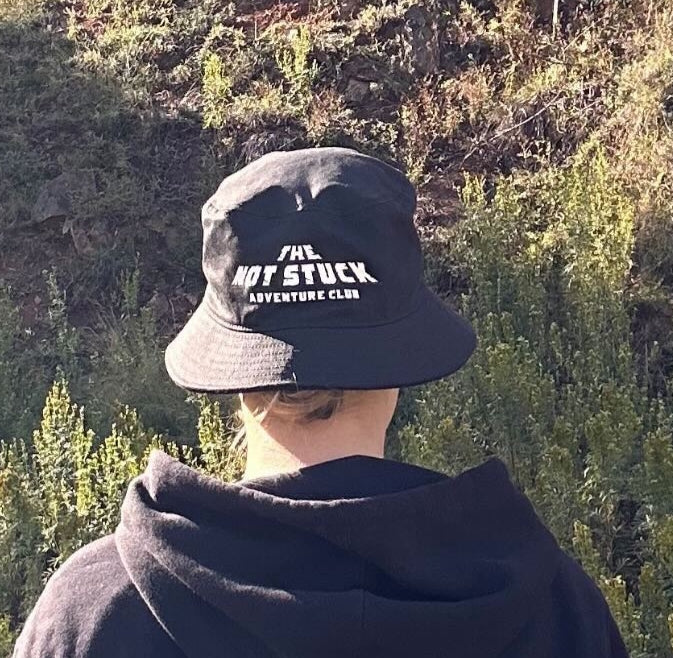 Bucket Hat - The Not Stuck Adventure Club (Black)