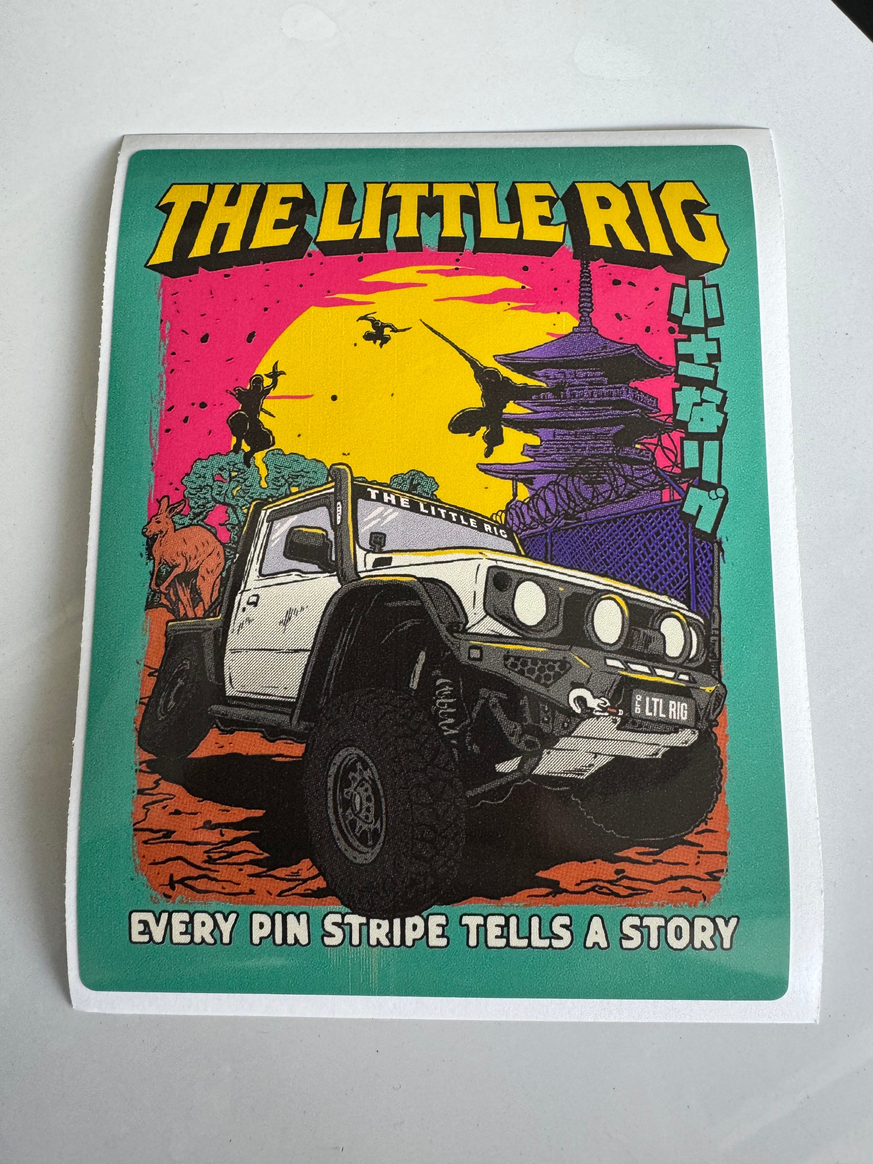 Retro Little Rig Sticker – The Little Rig Shop