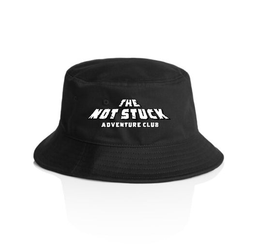 Bucket Hat - The Not Stuck Adventure Club (Black)