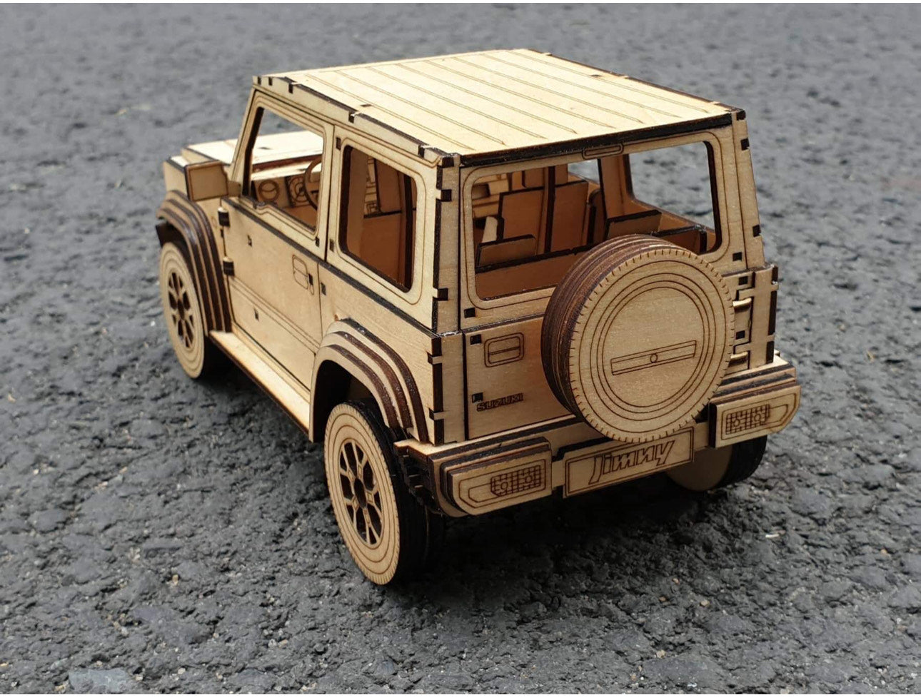 1/10 Scale Model Jimny (Unpainted and Unassembled)