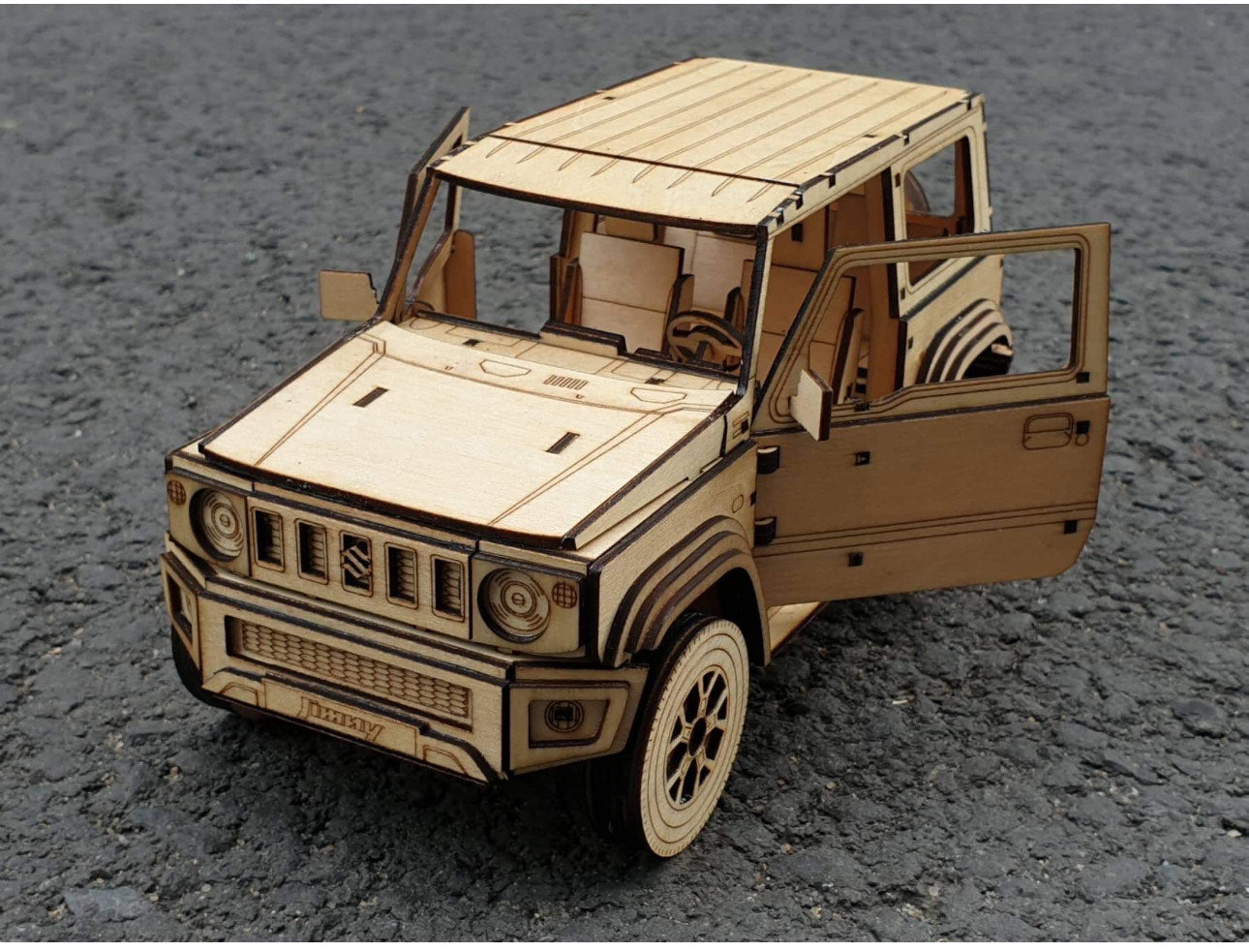 1/10 Scale Model Jimny (Unpainted and Unassembled)