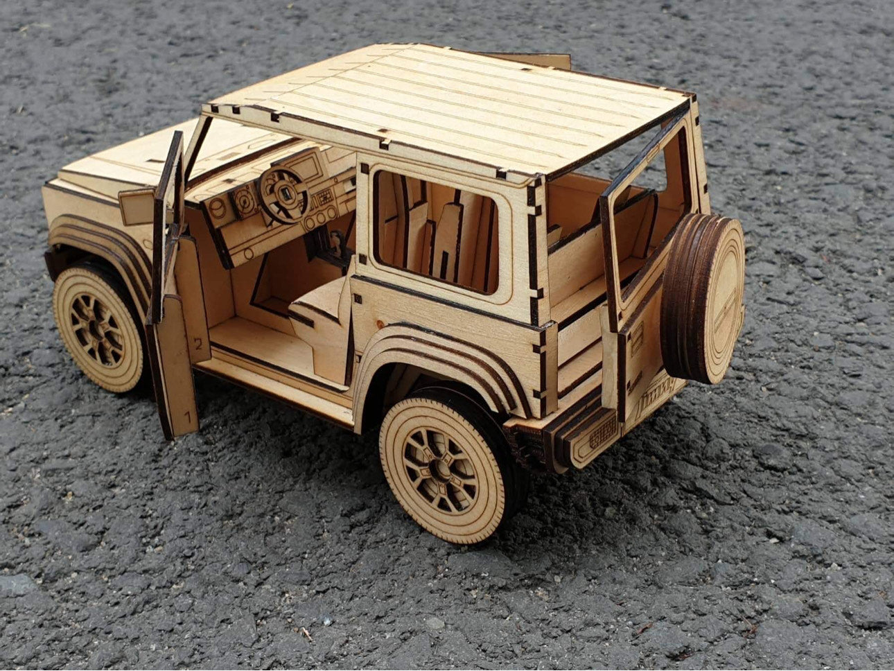 1/10 Scale Model Jimny (Unpainted and Unassembled)