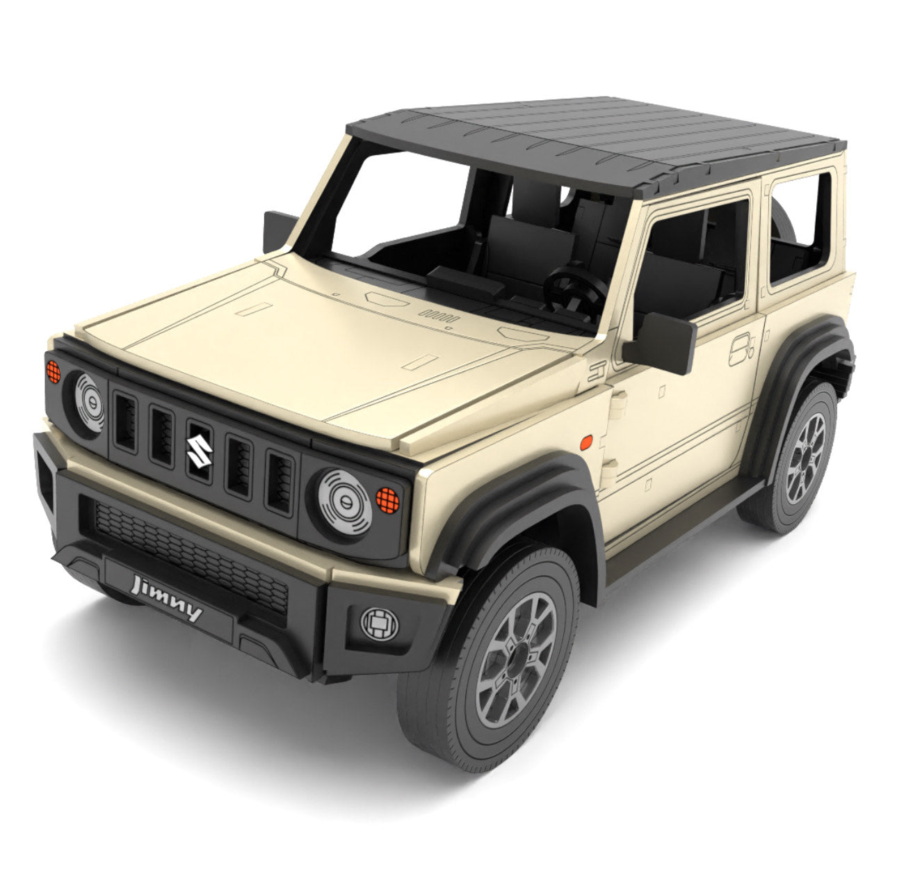 1/10 Scale Model Jimny (Painted and Assembled)