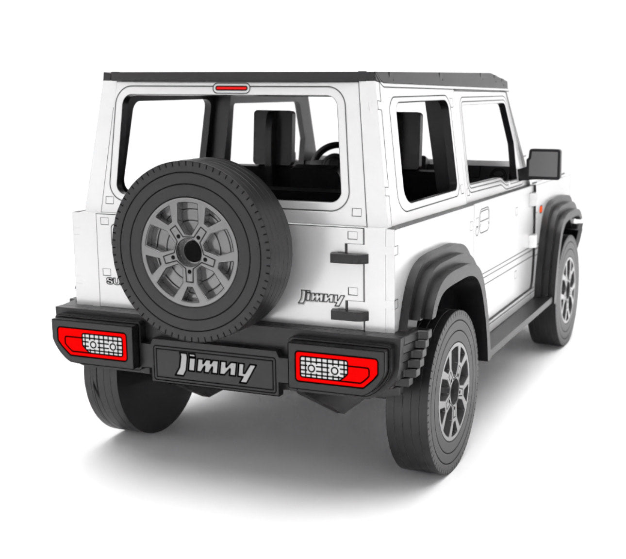 1/10 Scale Model Jimny (Painted and Assembled)