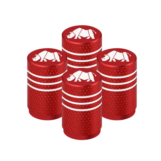 Tyre Valve Caps (Jimny Rhino Logo) - Set of 4